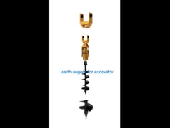 εκσκαφέας πηλού μηχανή διάτρησης εξάρτημα κοχλία υδραυλικός γαιώδης κοχλίας