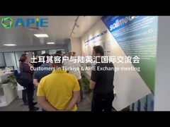 Οι πελάτες της Τουρκίας επισκέπτονται την APIE για διεθνή ανταλλαγή και συνεργασία