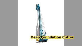 Deep Foundation Trench Cutter 70m Βάθος