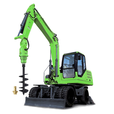 Φορητό τρυπάνι Hydraulic Earth Auger Machine Ground Hole Drill Drill Ροπή 8000 Nm