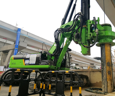 Telescopic Restricted Space Piling Rig 200kN Crowd Force με διάμετρο 600mm