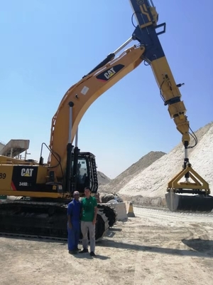 APIE KM220 Αποτελεσματικός και ευέλικτος εξορυκτής Clamshell τηλεσκοπικός βραχίονας με βάθος 22m