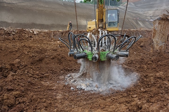 Διάμετρος στοίβας 350-1800mm Υδραυλικό πρέσσο στοίβας οδηγός μέγιστη ροή ενός κυλίνδρου 20L/min
