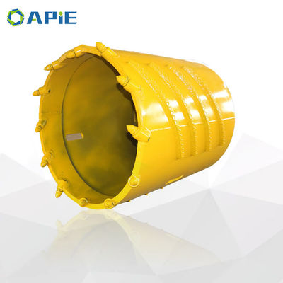 Εργαλεία περιστροφικής γεώτρησης Κάδος γεώτρησης 1500mm Κοίλο βαρέλι με δόντια σφαίρας