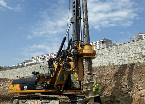 80kN ενιαία γεώτρηση μεταφορών μηχανών σωρών φορτίων περιστροφική που τρυπά με τρυπάνι συσσωρεύοντας την εγκατάσταση γεώτρησης 1200mm