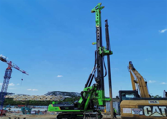 52m 1500mm άντεξαν σωρών μηχανών την ενιαία φορτίων εγκατάσταση γεώτρησης διατρήσεων μεταφορών πλήρη υδραυλική