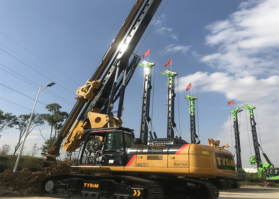 80m/Min Drive μηχανή 165KNm σωρών εγκαταστάσεων γεώτρησης διατρήσεων εδαφολογικών υδραυλική αντιολισθητικών αλυσίδων αντιολισθητικών αλυσίδων