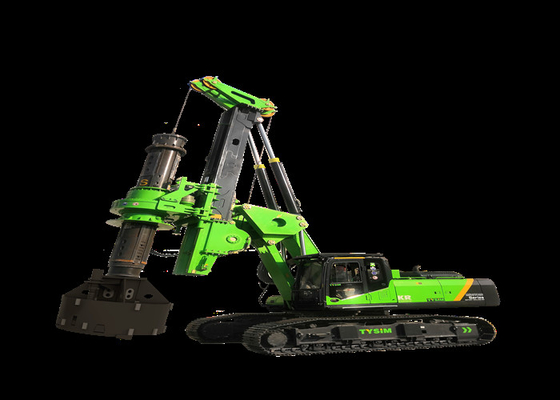 32000Kg 1800mm υδραυλική περιστροφική διατρήσεων μετατόπιση μηχανών οδηγών σωρών μηχανών 6.7L συγκεκριμένη