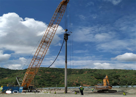 150kw κατώτατων τροφών υδραυλική ηλεκτρική συμπίεση Vibroflotation στηλών Vibroflot πέτρινη