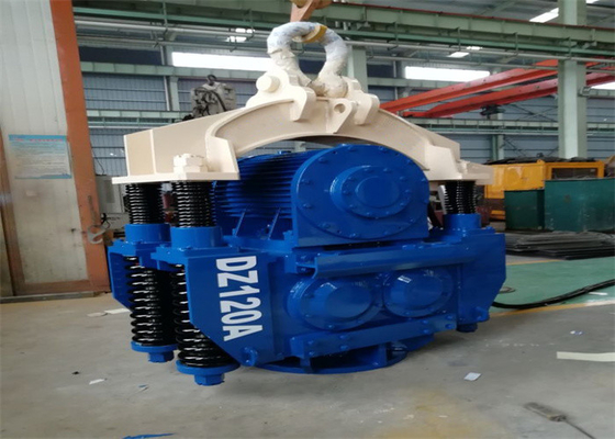 Vibro 10.5mm 600NM ο ηλεκτρικός εκσκαφέας γερανών γερανών 70t σφυριών τοποθέτησε το δονητικό οδηγό σωρών